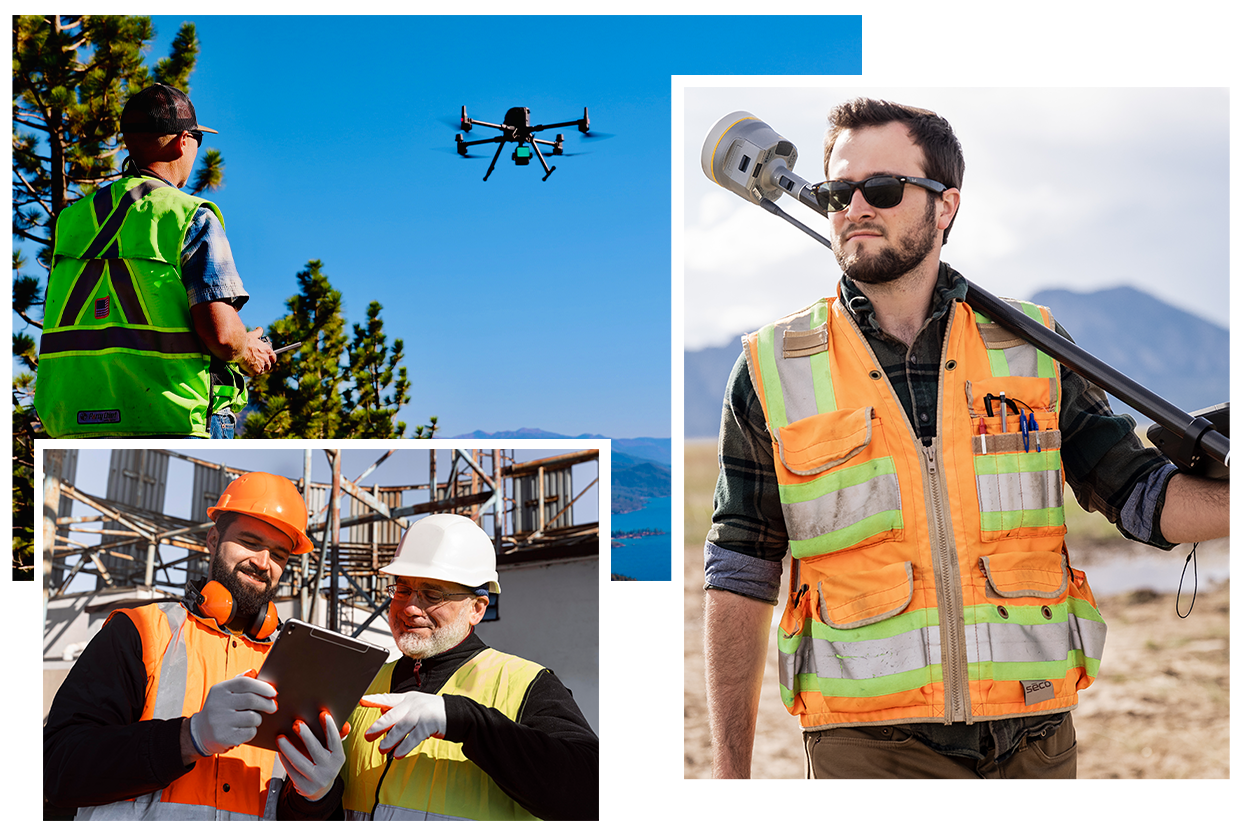 collage of gnss services