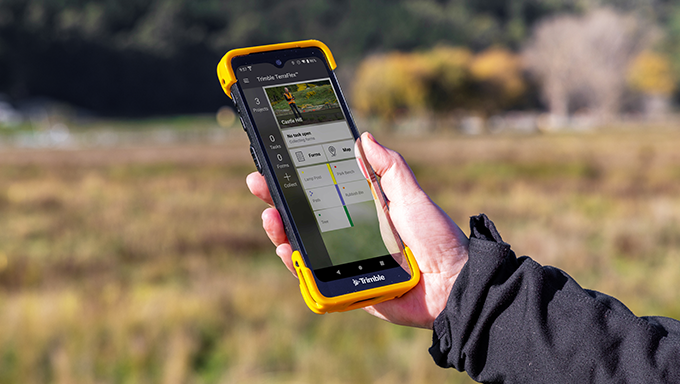 surveyor holding TDC6