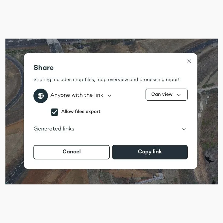 wingtra software share option