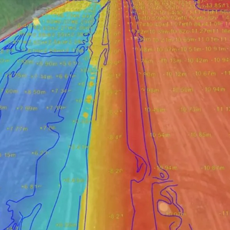 elevation map of terrain