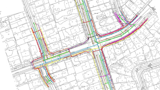 engineer plans of pipes