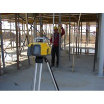 Spectra Precision LL300N Laser Level Package with HL450 Receiver - Includes: Tripod + Rod