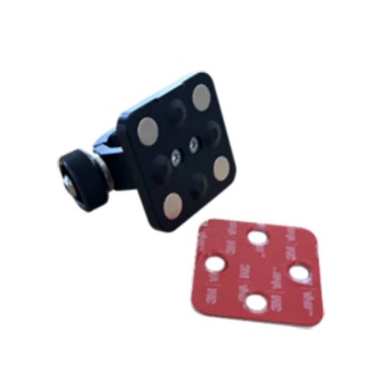 Trimble Range Pole Bracket with Magnet Mount - Includes Metal Plate with Adhesive Backing