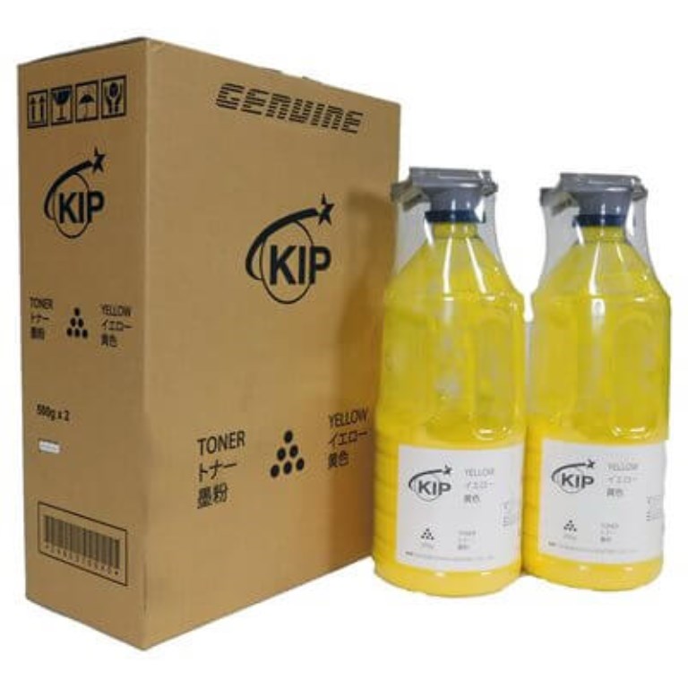 KIP 600 / 700 SeriesToner Cartridge - Yellow - 500 g - Pack of 2