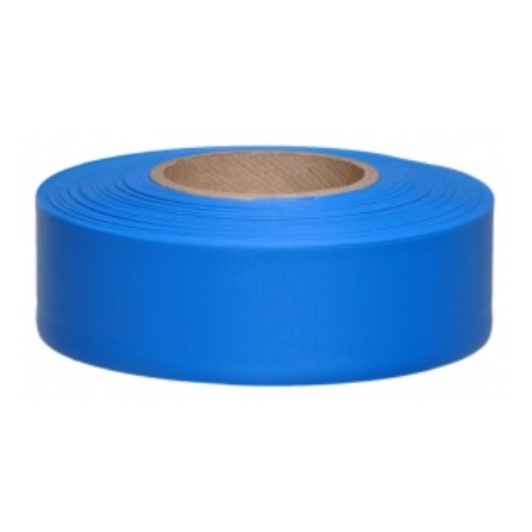 Flagging Tape - 1-3/16in x 150ft - Blue - Pack of 12