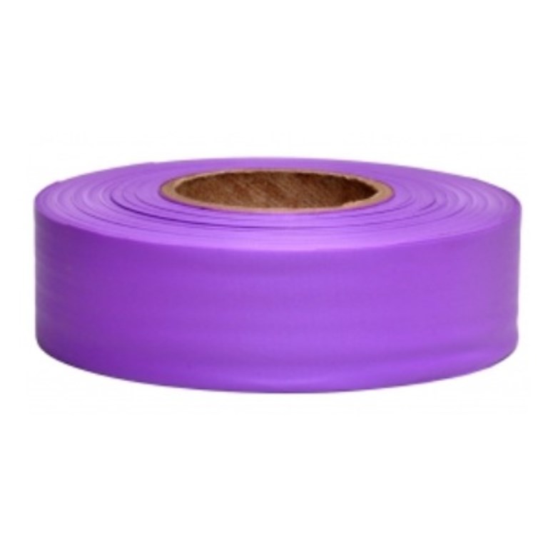 Flagging Tape - 1-3/16in x 300ft - Purple - Pack of 12
