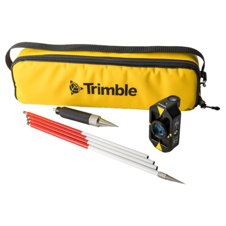 Trimble Mini Prism Kit - Includes Nodal Prism in Frame (-17mm PC) + 4x300mm Section Poles + Pole/Tribrach Adaptor + Carry Case
