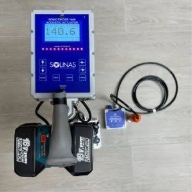 Solinas SonicFinder 1000 Acoustic PVC Pipe Locator - For Plastic and Non-Metallic Pipes