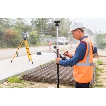 Spectra Focus 50 3 Second Robotic Bundle - Includes Focus 50 (Long RangeBluetooth) 360 Prism + 2 Batteries + Charger + Pole Bracket + TSC510 (no SW)