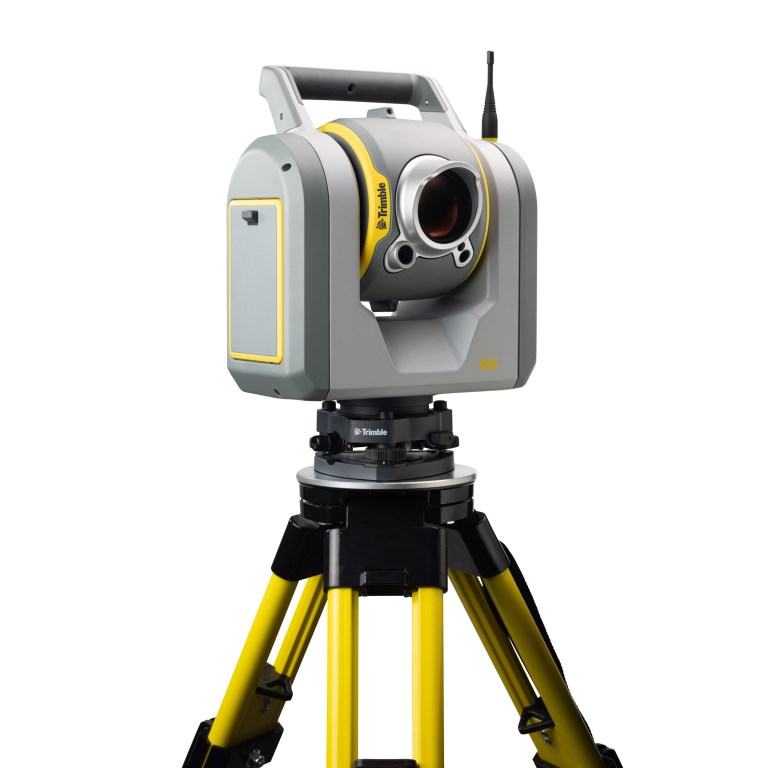 Trimble SX12 HaLow Scanning / Robotic Total Station Bundle - Includes:SX12 with Standard and Laser Pointer Configuration + T110 (NoSW) + Pole Bracket + 360 Prism + Robotic Pole + 5 Batteries + Power Kit