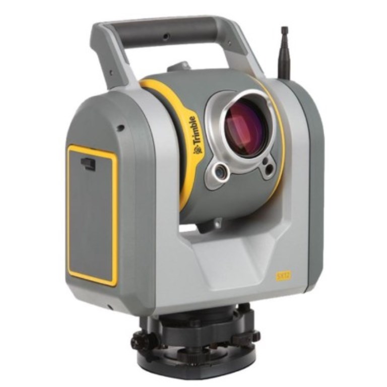 Trimble SX12 Scanning/Robotic Total Station Bundle - Includes: SX12 with Standard and Laser Pointer Configuration + TSC710 (No SW) +Pole Bracket + 360 Prism + Robotic Pole + 5 Batteries + Power Kit